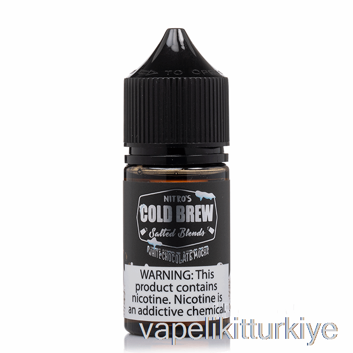 Vape Türkiye Beyaz çikolatalı Mocha - Nitros Soğuk Demleme Tuzları - 30ml 45mg